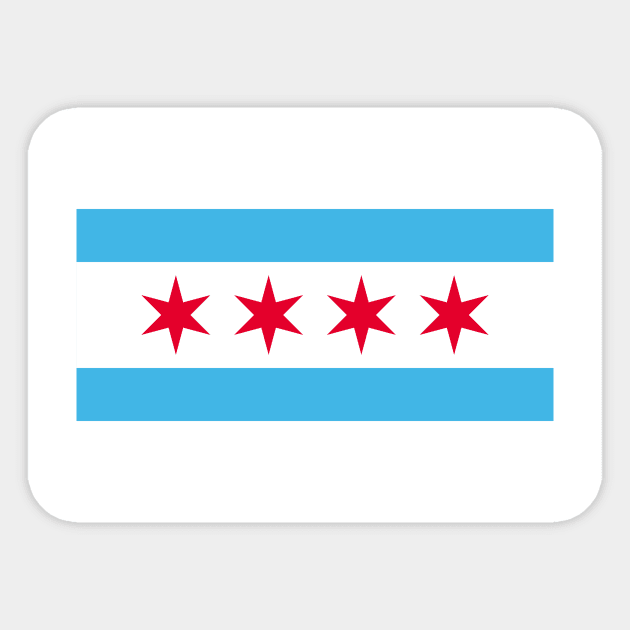 Chicago Flag Sticker by MrFranklin